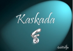 Kaskáda - přívěsek stříbřený